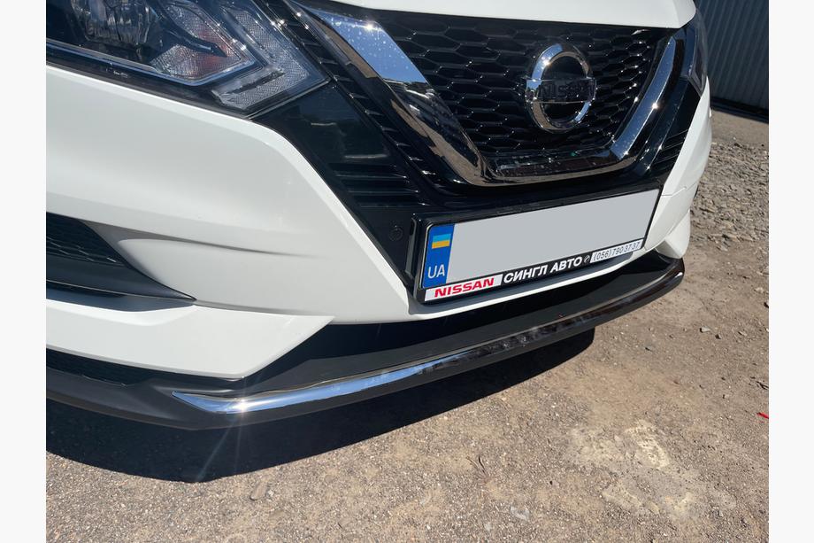 Nissan Qashqai 2014-2021 Edelstahl Frontstoßstangenschutz (2017↗︎) OmsaLine - Italienischer Edelstahl Foto 6