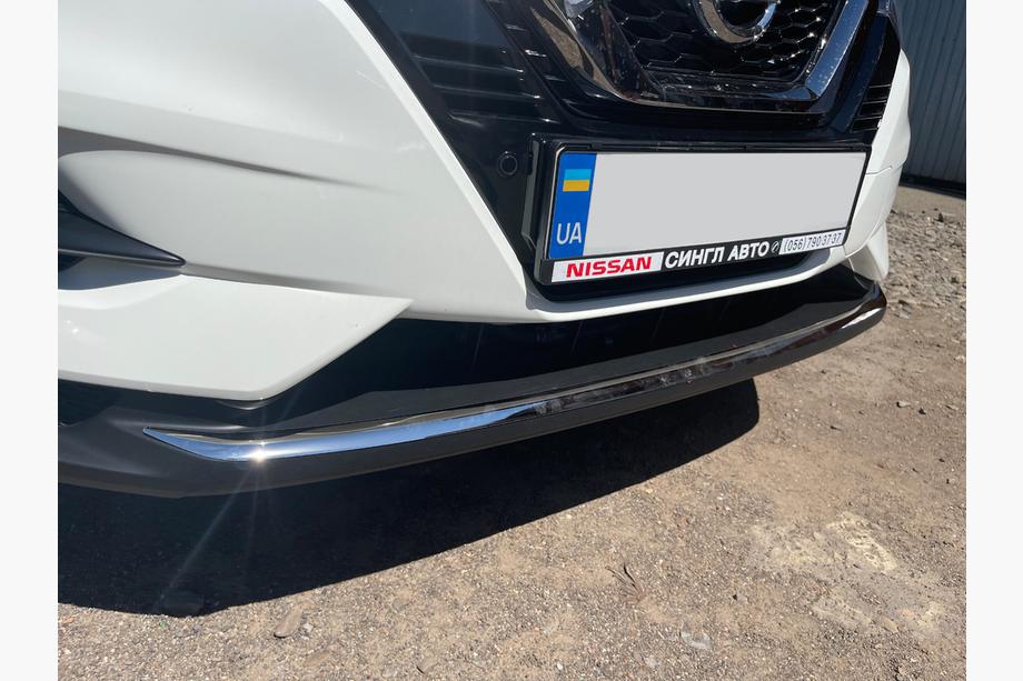 Nissan Qashqai 2014-2021 Edelstahl Frontstoßstangenschutz (2017↗︎) OmsaLine - Italienischer Edelstahl Foto 3