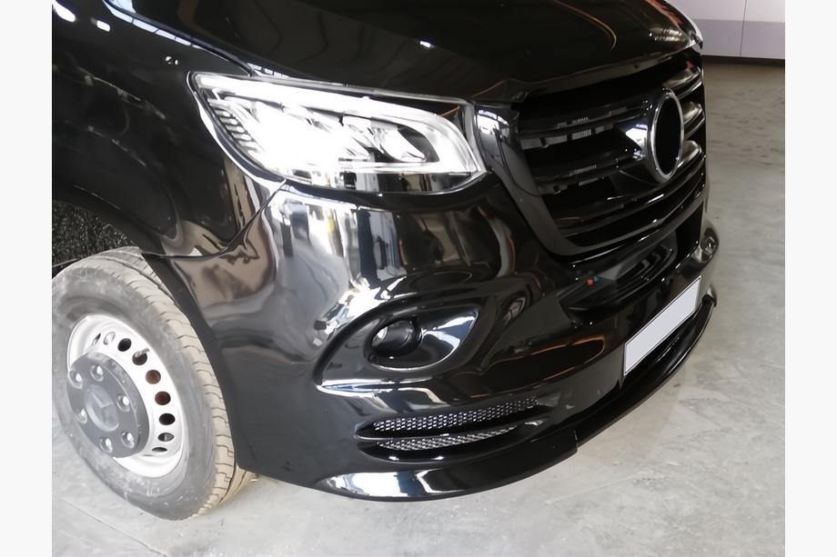 Mercedes Sprinter W907/W910 2018- Frontstoßstangenaufsatz V3 (grundiert zum Lackieren) Foto 5