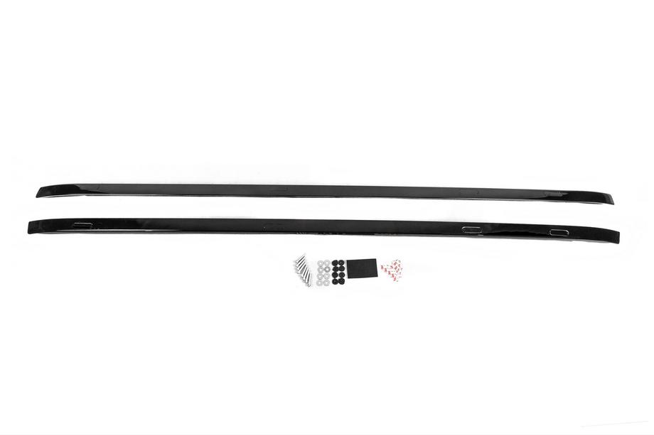 Toyota Land Cruiser 200 2007-2021 Schwarze Dachreling 2008-2015 (Lexus-Design 2018, 2 Stk) Foto 3