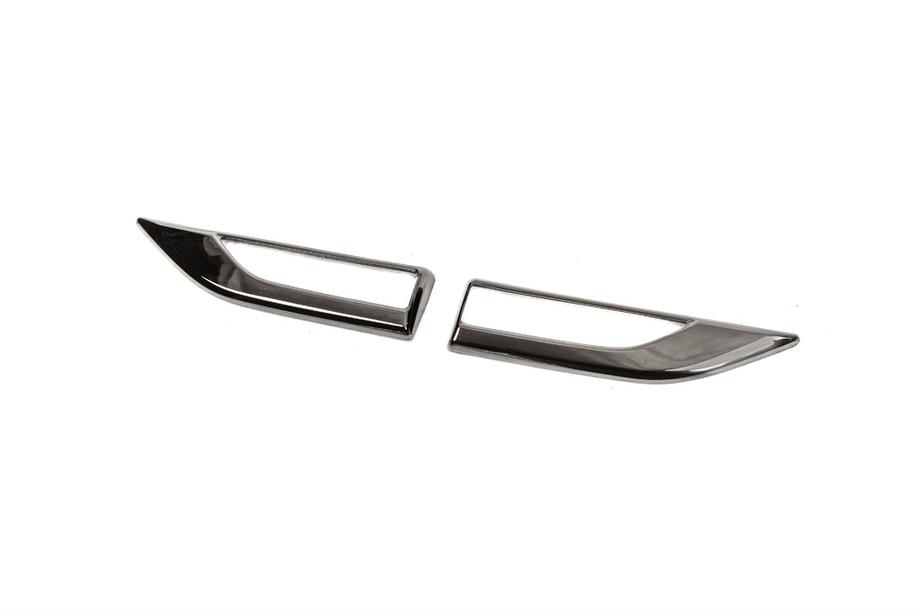 Volkswagen T6 2015-2024 Abdeckungen für Blinker 2015-2019 (2 Stk., Schwarz Chrom) Foto 2