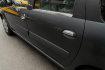 Renault Logan MCV 2005-2013 Fensterrahmen Zierleisten Aussen Edelstahl (4 Stk) OmsaLine - Italienischer Edelstahl Foto 5