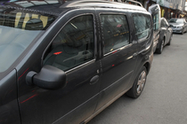 Renault Logan MCV 2005-2013 Fensterrahmen Zierleisten Aussen Edelstahl (4 Stk) OmsaLine - Italienischer Edelstahl Foto 3
