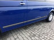 Volkswagen T5 Multivan 2003–2010 Türleisten (Edelstahl, Schwarz Chrom) Foto 1