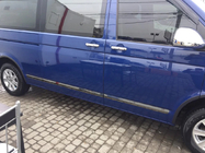 Volkswagen T6 2015-2024 Türleisten (Edelstahl, Schwarz Chrom) Foto 1