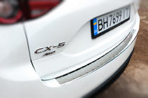 Mazda CX-5 2017–2025 Heckstoßstangenschutz Carmos Edelstahl Foto 1