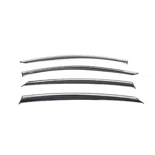 Windabweiser mit Chromleiste HB (4 Stk, Niken) Opel Astra K 2016-2021 Foto 2