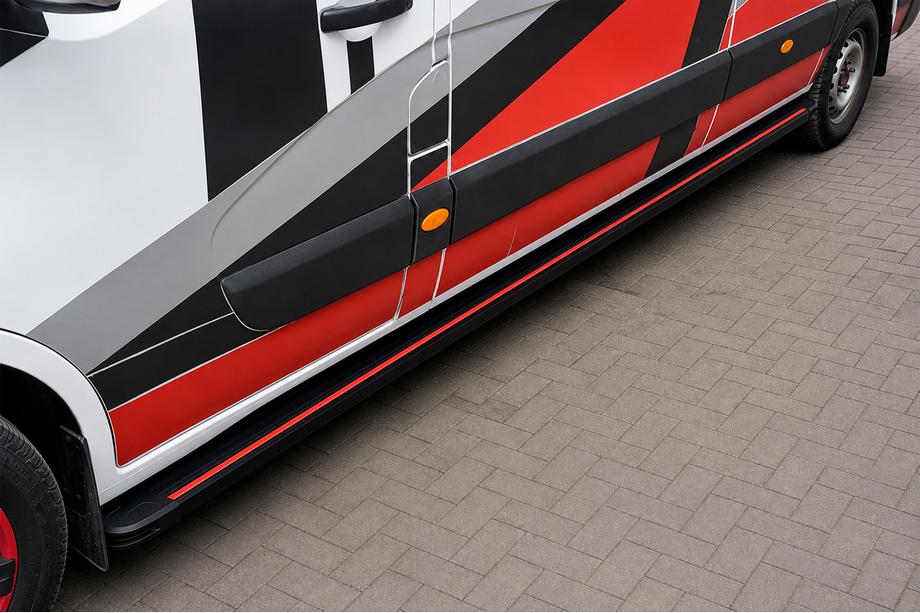 Opel Movano 2010-2021 Seitenschweller Maya Red (2 Stk., Aluminium) Foto 1
