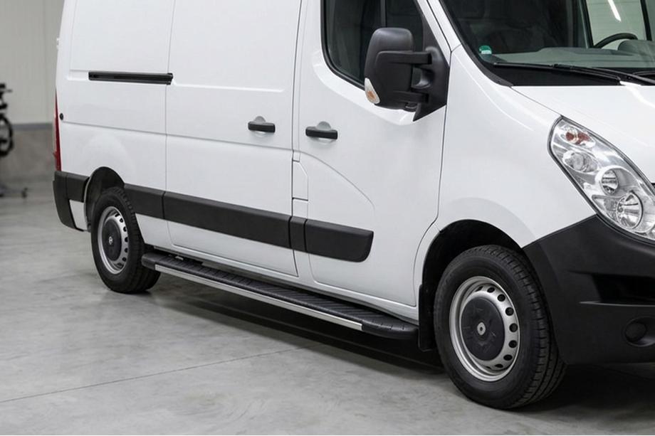 Opel Movano 2010-2021 Trittbretter Bosphorus Grey (2 Stk., Aluminium) Image