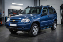 Chevrolet Niva 1998-2020 Seitenschweller Maya Blue (2 Stk., Aluminium) Foto 1
