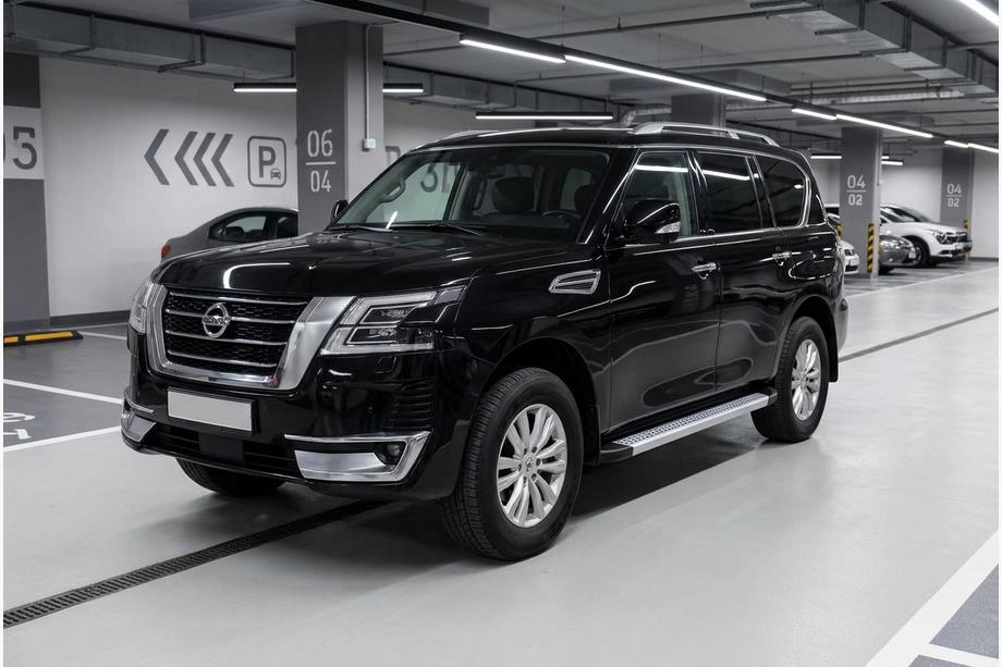Nissan Patrol Y62 2010-2024 Seitenschweller Maya V2 (2 Stk., Aluminium) Image