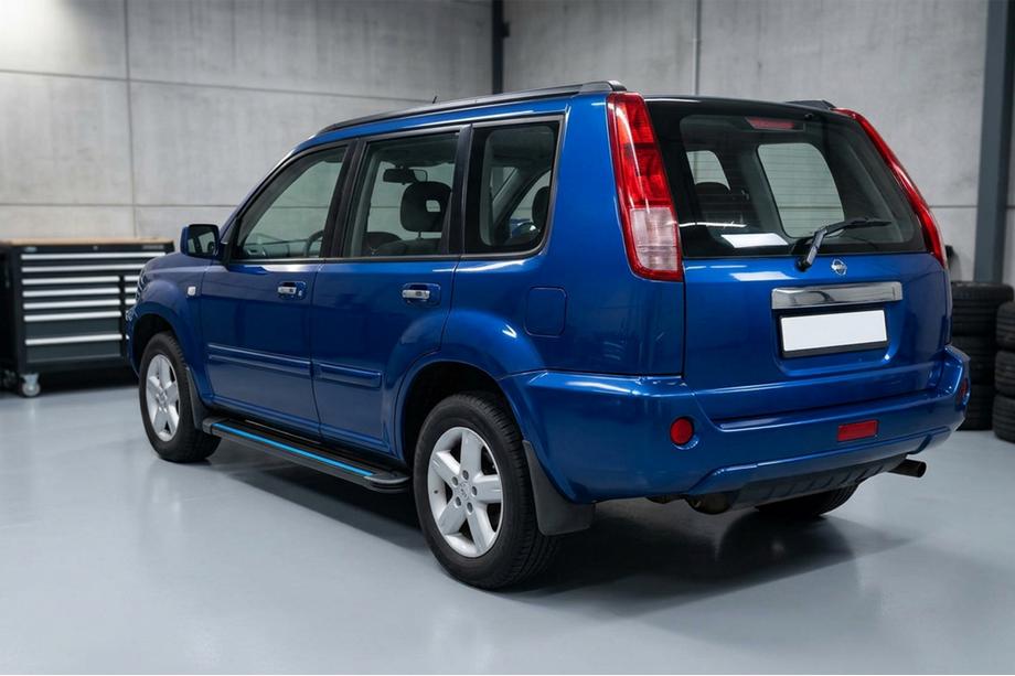 Nissan X-trail T30 2002-2007 Seitenschweller Maya Blue (2 Stk., Aluminium) Image