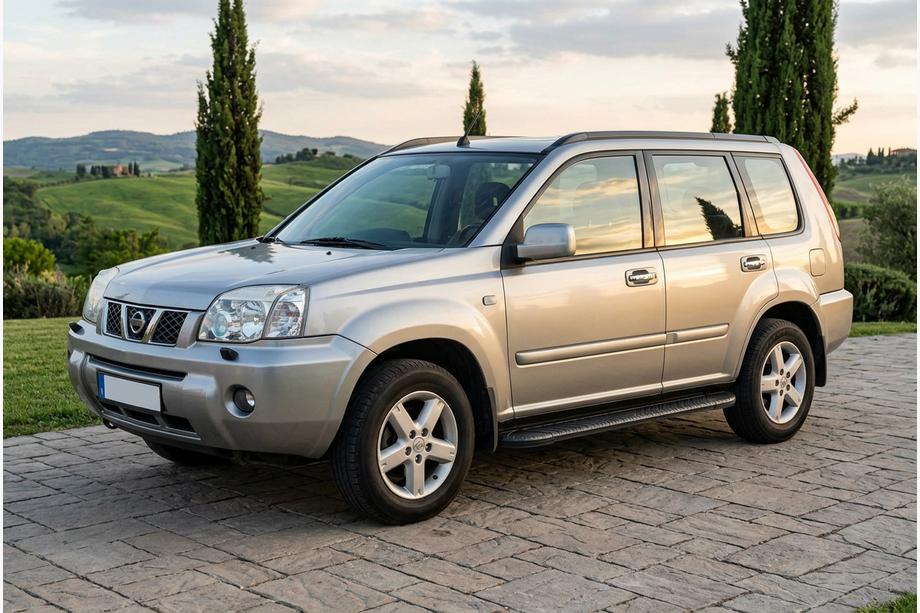 Nissan X-trail T30 2002-2007 Seitenschweller Bosphorus Black (2 Stk., Aluminium) Image