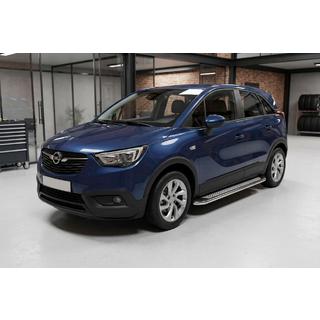 Seitenschweller Maydos V2 (2 Stk., Aluminium & Edelstahl) Opel Crossland X 2017-2024 Foto 1
