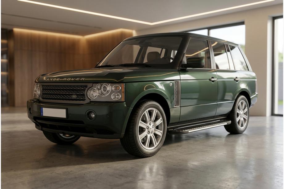 Range Rover III L322 2002-2012 Trittbretter Bosphorus Grey (2 Stk., Aluminium) Image