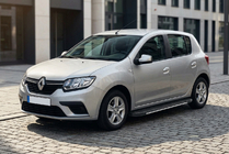 Renault Sandero 2013-2022 Trittbretter Bosphorus Grey (2 Stk., Aluminium) Foto 1