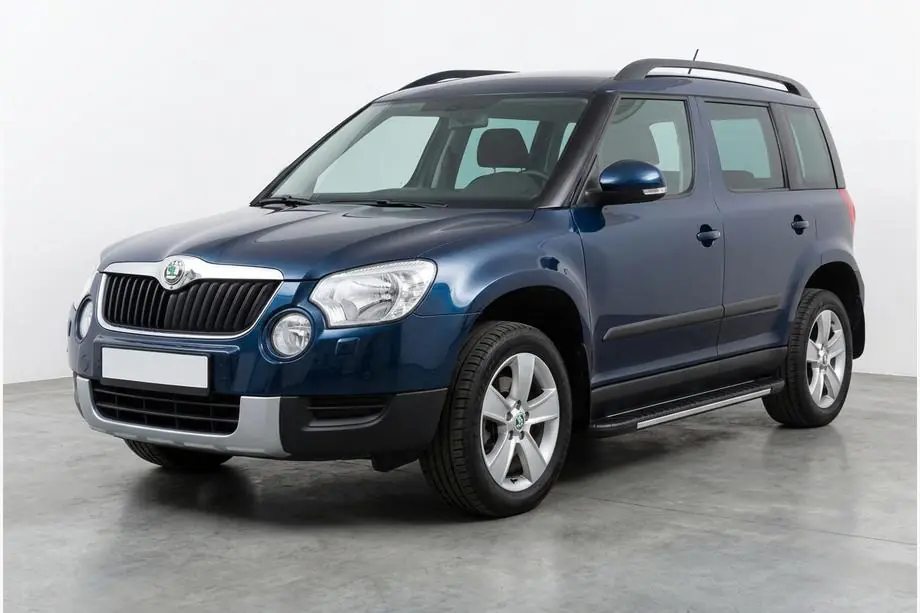 Skoda Yeti 2009-2017 Trittbretter Bosphorus Grey (2 Stk., Aluminium) Foto 1