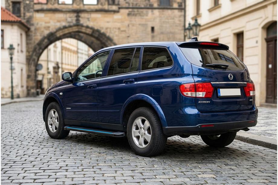 SsangYong Kyron 2005-2014 Seitenschweller Maya Blue (2 Stk., Aluminium) Image