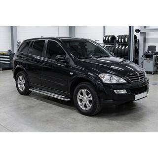 Seitenschweller Maydos V2 (2 Stk., Aluminium & Edelstahl) SsangYong Action 2005-2018 Foto 1