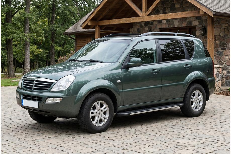 SsangYong Rexton I 2001-2017 Trittbretter Bosphorus Grey (2 Stk., Aluminium) Image
