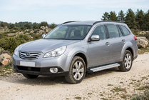 Subaru Outback 2009-2014 Seitenschweller Maya V2 (2 Stk., Aluminium) Foto 1