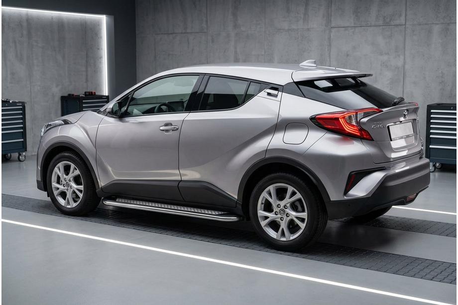 Toyota C-HR 2016-2023 Trittbretter Maydos V2 (2 Stk., Aluminium) Foto 1
