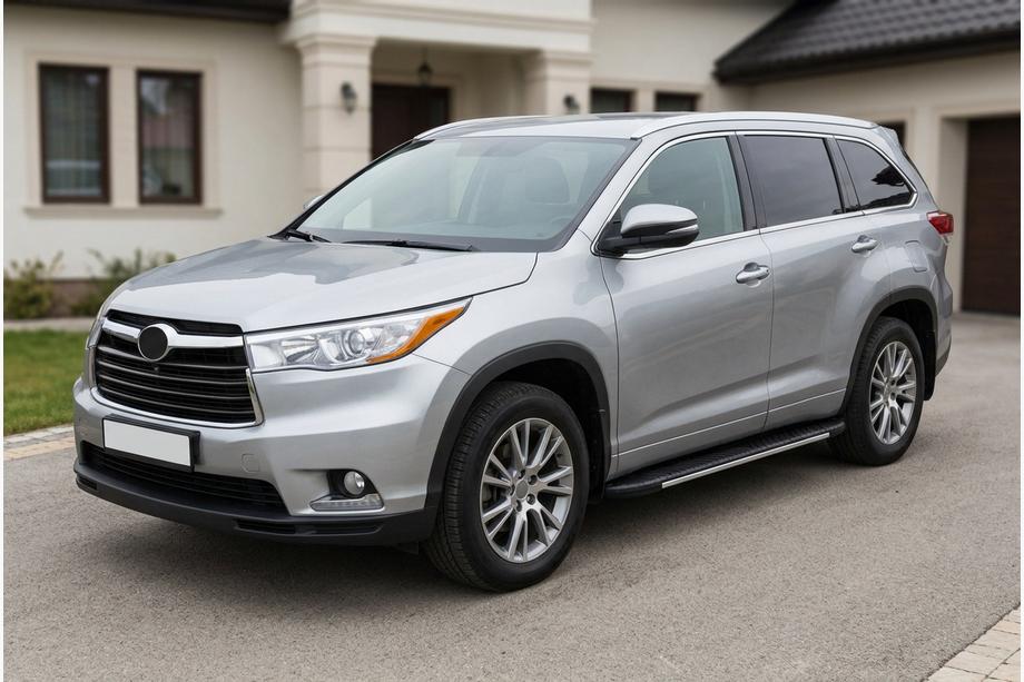 Toyota Highlander 2013-2019 Trittbretter Bosphorus Grey (2 Stk., Aluminium) Image