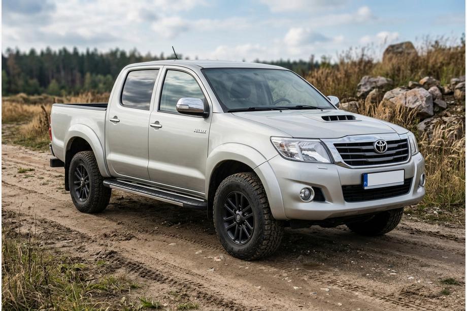 Toyota Hilux 2006-2015 Trittbretter Bosphorus Grey (2 Stk., Aluminium) Image