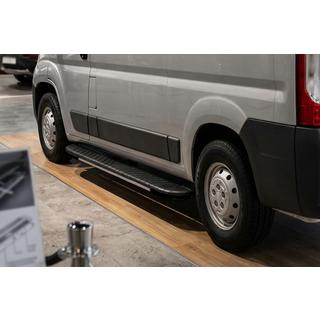 Trittbretter Bosphorus Grey (2 Stk., Aluminium) Peugeot Boxer 2006-2025 Foto 1