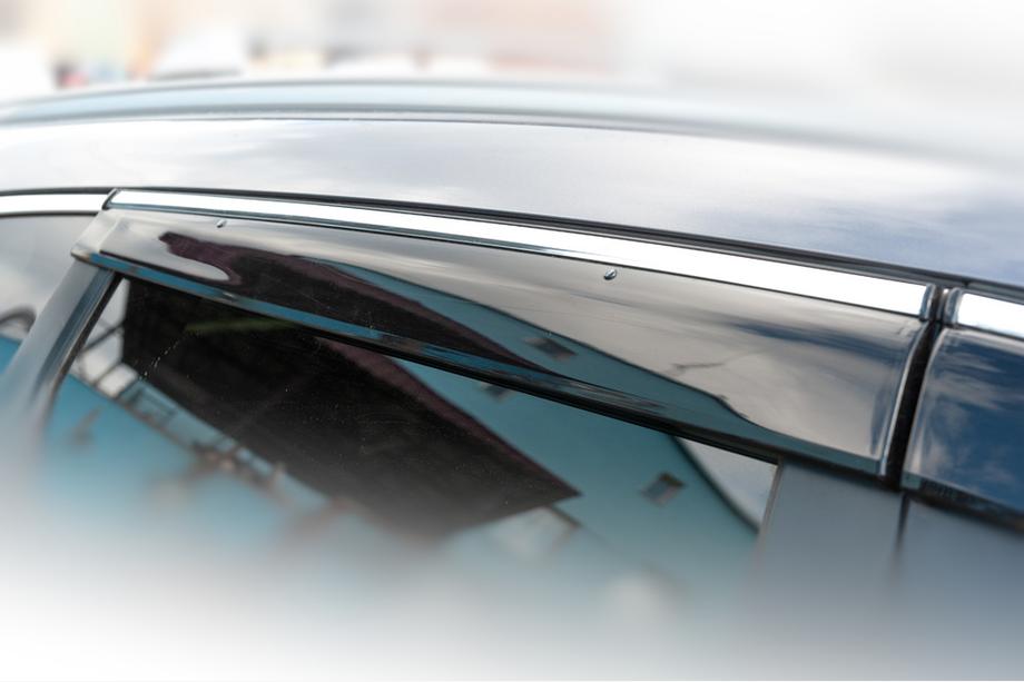 Honda CRV 2017-2022 Windabweiser mit Chromleisten (4 Stk, HIC) Foto 8