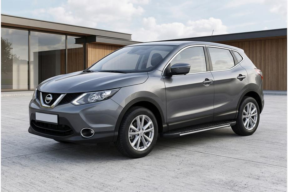 Nissan Qashqai 2014-2021 Trittbretter Bosphorus Grey (2 Stk., Aluminium) Image