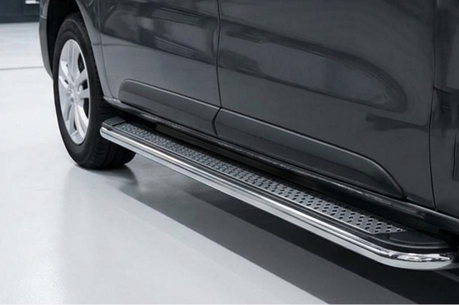 Citroen Jumpy/Dispatch 2017- Seitenschweller Maydos V2 (2 Stk., Aluminium & Edelstahl) Image