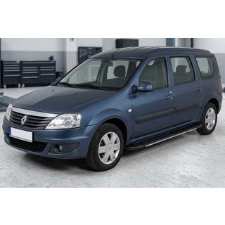 Trittbretter Bosphorus Grey (2 Stk., Aluminium) Dacia Logan MCV 2004-2014 Foto 1
