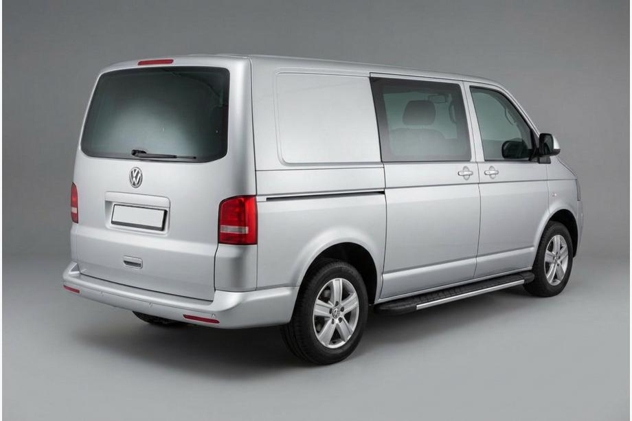 Volkswagen T5 2010-2015 Trittbretter Bosphorus Grey (2 Stk., Aluminium) Image