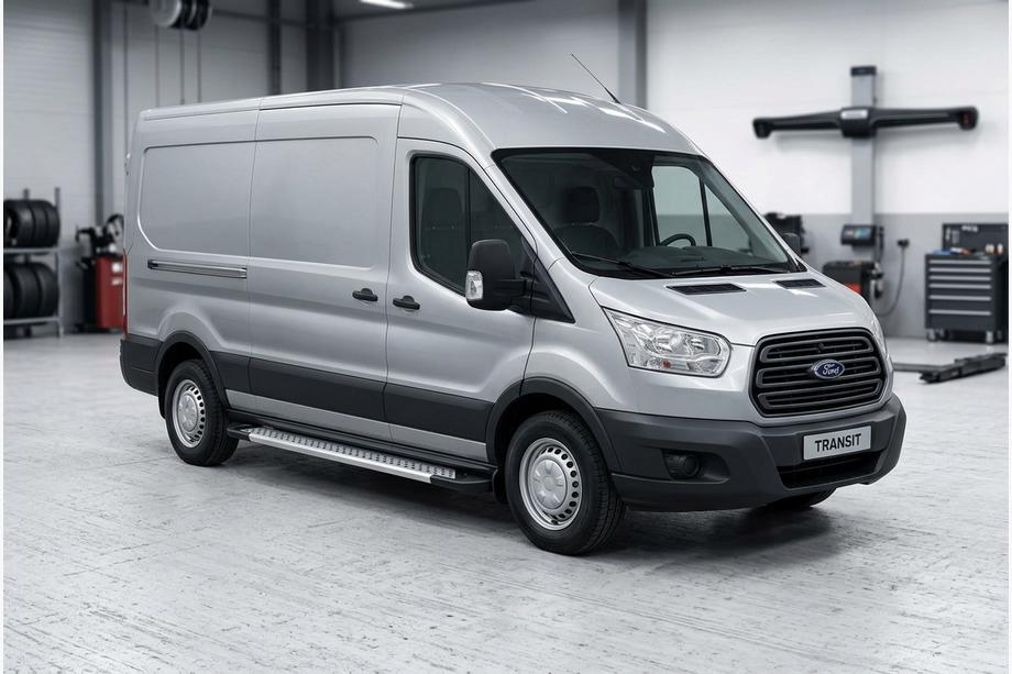 Ford Transit 2014- Seitenschweller New Vision Grey (2 Stk., Aluminium) Foto 1