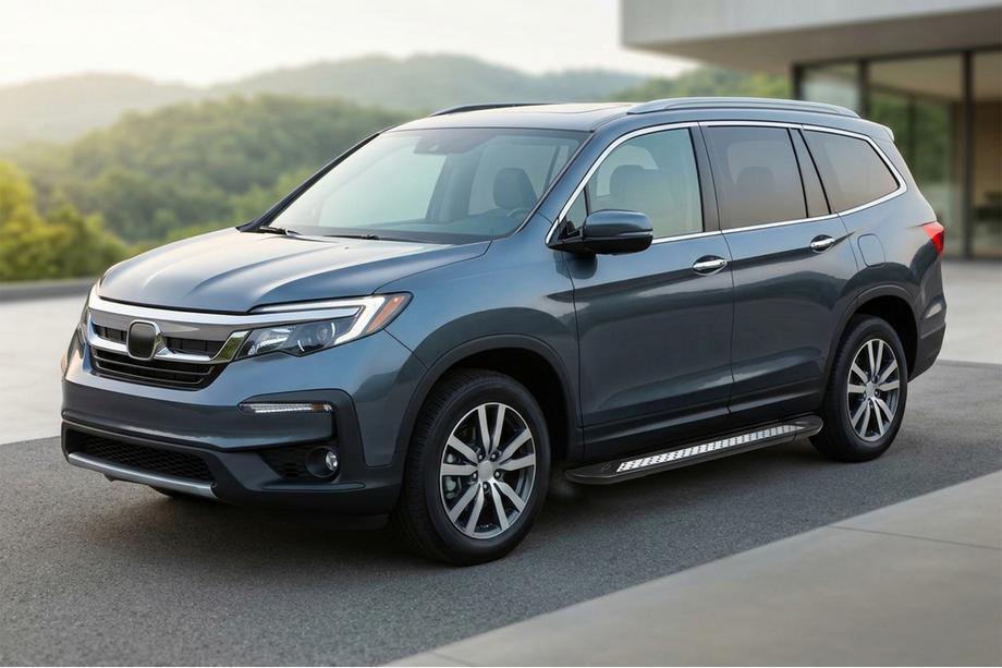 Honda Pilot 2015-2022 Seitenschweller New Vision Black (2 Stk., Aluminium) Image