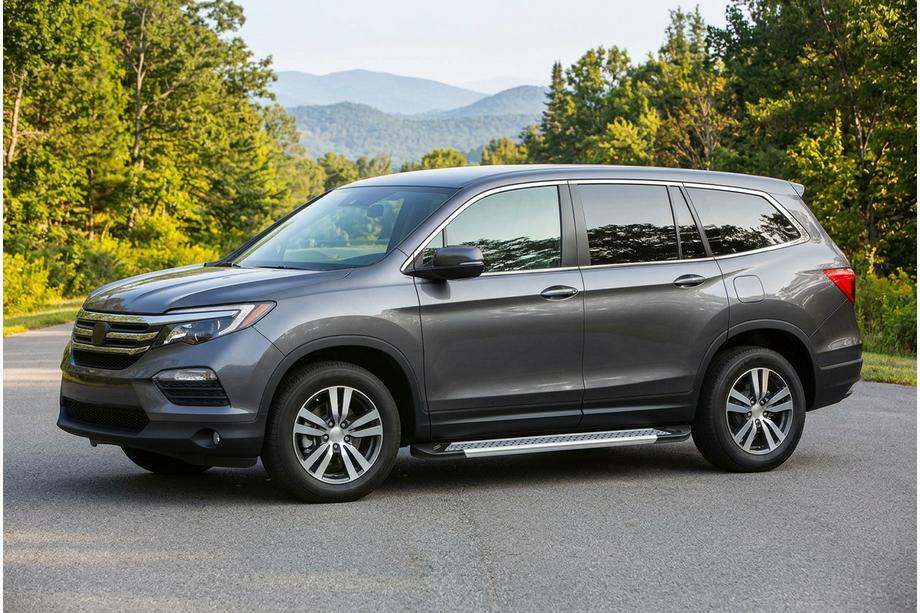Honda Pilot 2015-2022 Seitenschweller New Vision Grey (2 Stk., Aluminium) Image