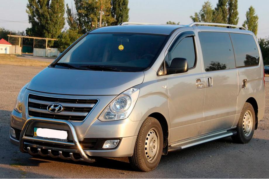 Hyundai H300, H1, Starex 2008-2020 Trittbretter Line (2 Stk., Aluminium) Foto 1