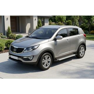 Seitenschweller New Vision Grey (2 Stk., Aluminium) Kia Sportage 2010-2015 Foto 1