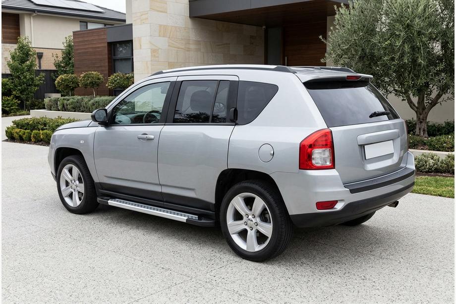 Jeep Compass 2006-2016 Seitenschweller New Vision Grey (2 Stk., Aluminium) Foto 1