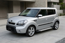 Kia Soul I 2008-2013 Seitenschweller New Vision Grey (2 Stk, Aluminium) Foto 1