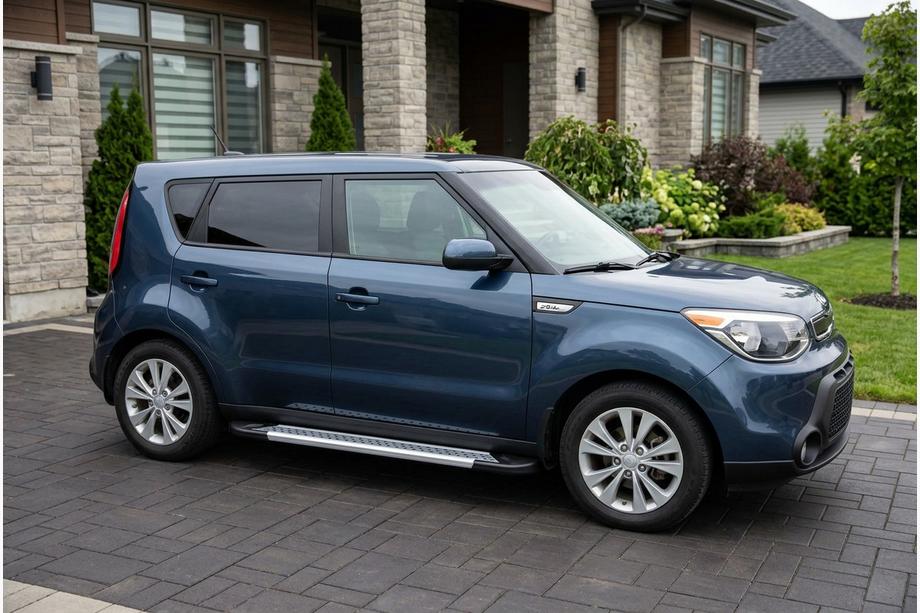 Kia Soul II 2013-2018 Seitenschweller New Vision Grey (2 Stk, Aluminium) Foto 1