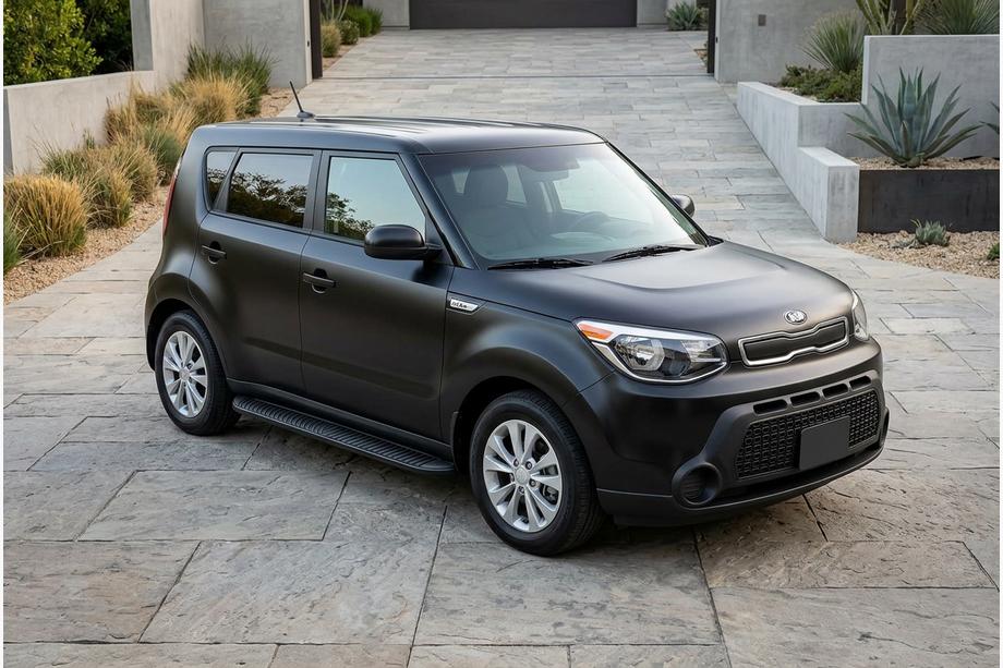 Kia Soul II 2013-2018 Seitenschweller Tayga Black (2 Stk., Aluminium) Image