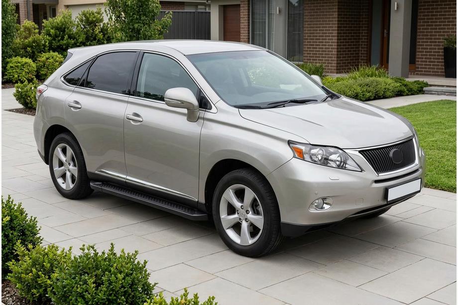 Lexus RX 2009-2015 Seitenschweller Allmond Black (2 Stk, Aluminium) Image