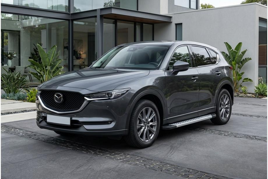 Mazda CX-5 2017–2025 Seitenschweller New Vision Grey (2 Stk., Aluminium) Foto 1