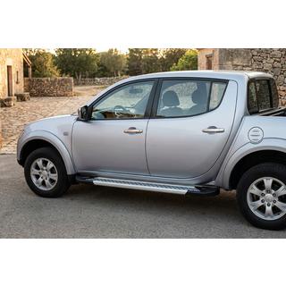 Seitenschweller New Vision Grey (2 Stk., Aluminium) Mitsubishi L200 2015-2024 Foto 1
