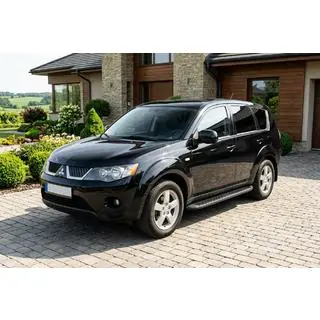 Seitenschweller Tayga Black (2 Stk., Aluminium) Mitsubishi Outlander 2006-2012 Foto 1