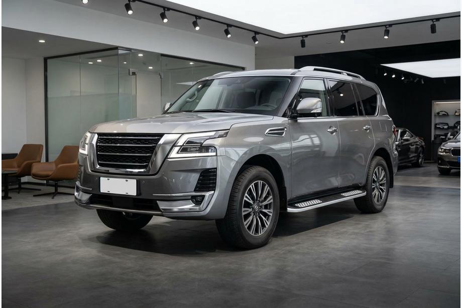 Nissan Patrol Y62 2010-2024 Seitenschweller Tayga V2 (2 Stk., Aluminium) Foto 2