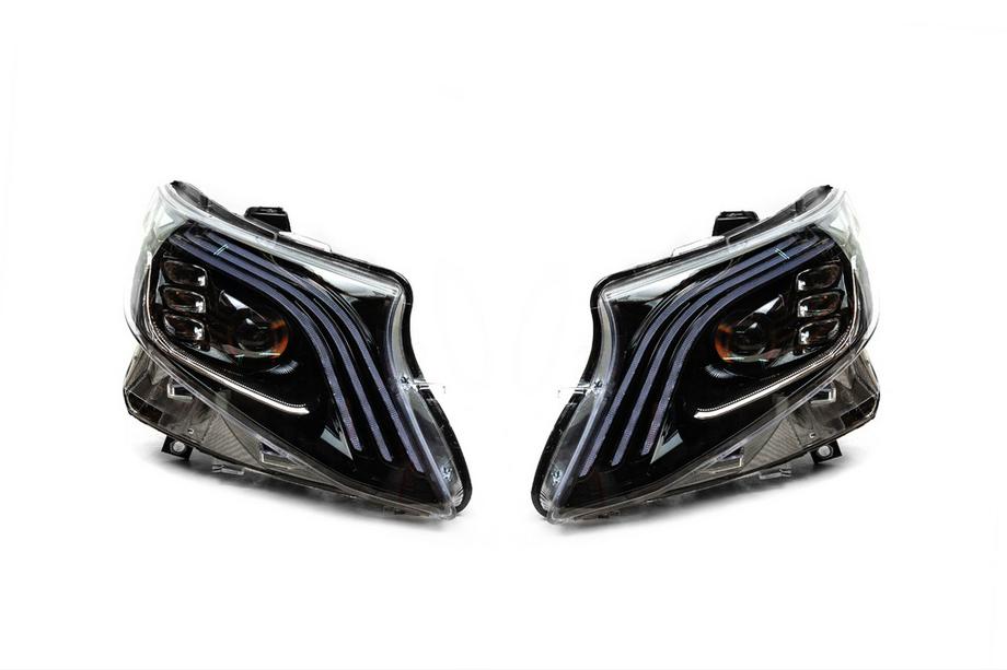 Mercedes Vito/V-class W447 2014- Frontscheinwerfer im Maybach-Design LED (für Vito, 2 Stk.) Foto 7