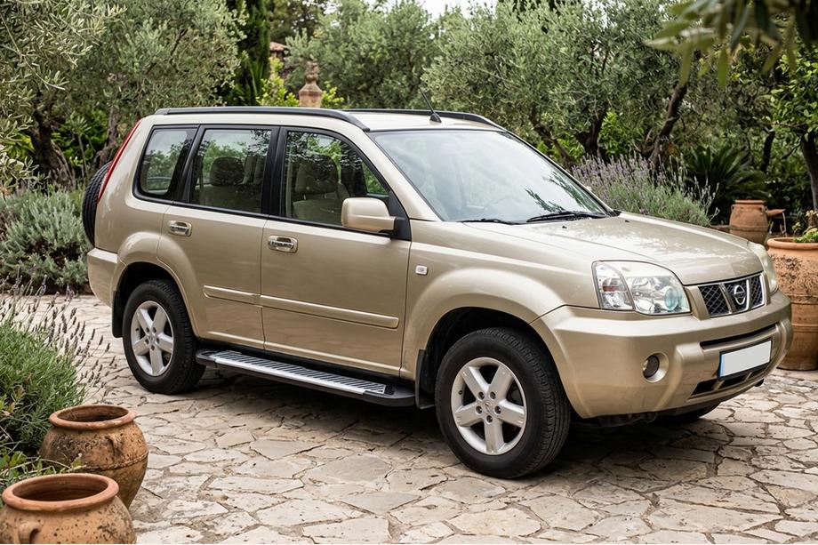 Nissan X-trail T30 2002-2007 Trittbretter Line (2 Stk., Aluminium) Image